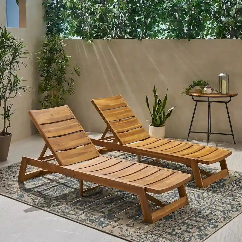 Chaise longue Maki (set di 2)