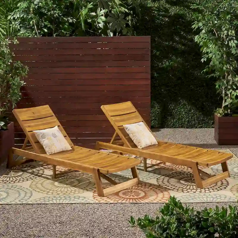 Chaise longue Maki (set di 2)