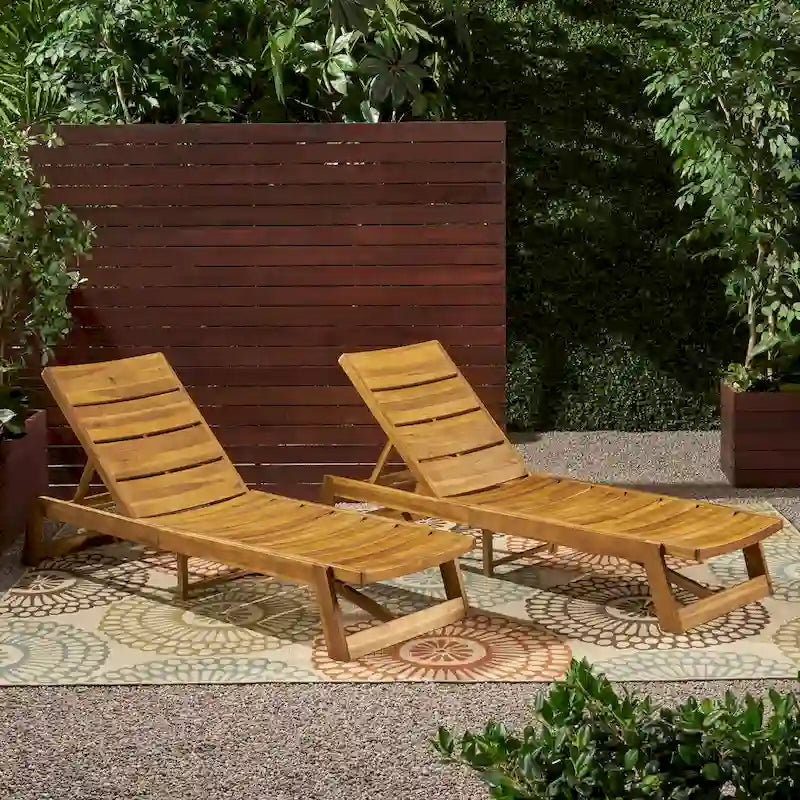 Chaise longue Maki (set di 2)