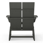 Polytrends Coastin Sedia Adirondack Moderna in Polietilene (Set di 4), Nero