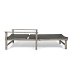 Hampton Wood + Chaise Longue in Vimini