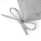Set da salotto profondo Polytrends Endless Patio 5 pezzi con pouf con struttura grigia
