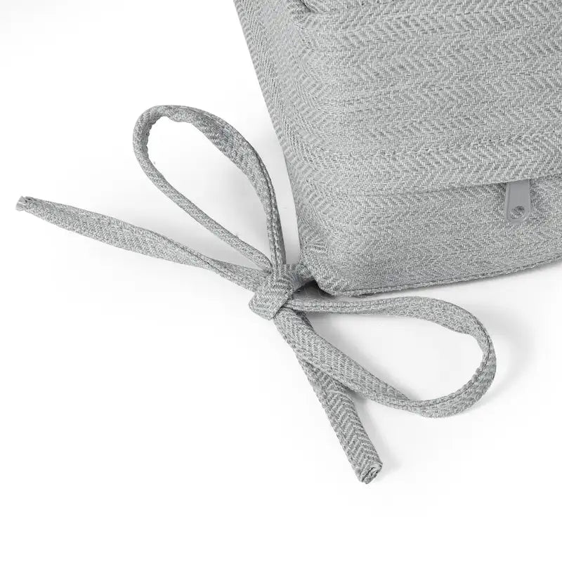Set da salotto profondo Polytrends Endless Patio 5 pezzi con pouf con struttura grigia