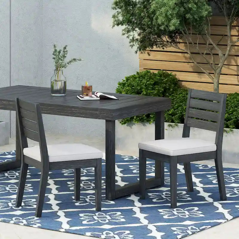 Sedia da pranzo senza braccioli da esterni (Set da 2)