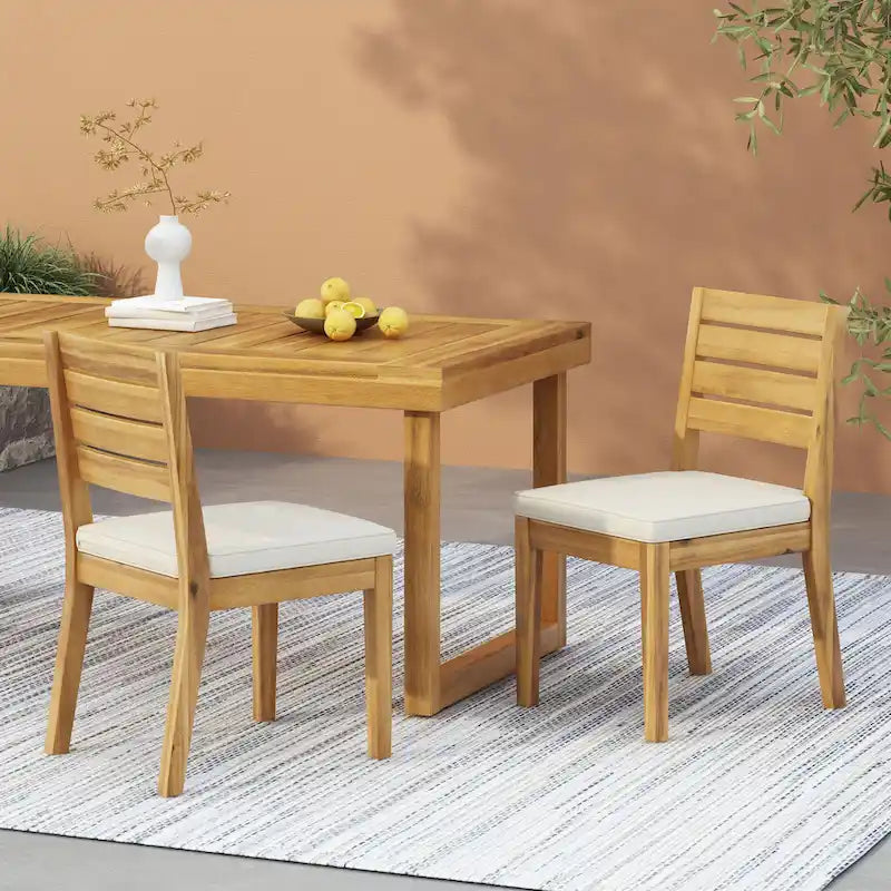 Sedia da pranzo senza braccioli da esterni (Set da 2)