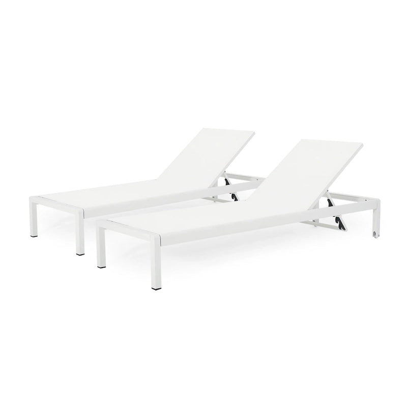 Chaise longue per bambini Cape Coral grigia (MP2) (set da 2)