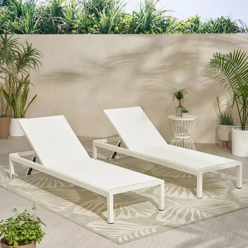 Chaise longue per bambini Cape Coral grigia (MP2) (set da 2)