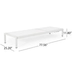 Chaise longue per bambini Cape Coral grigia (MP2) (set da 2)