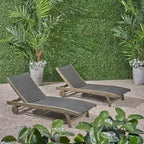 Chaise longue Banzai con vassoio estraibile