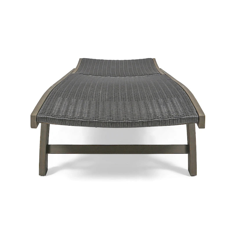 Chaise longue Banzai con vassoio estraibile