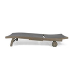 Chaise longue Banzai con vassoio estraibile