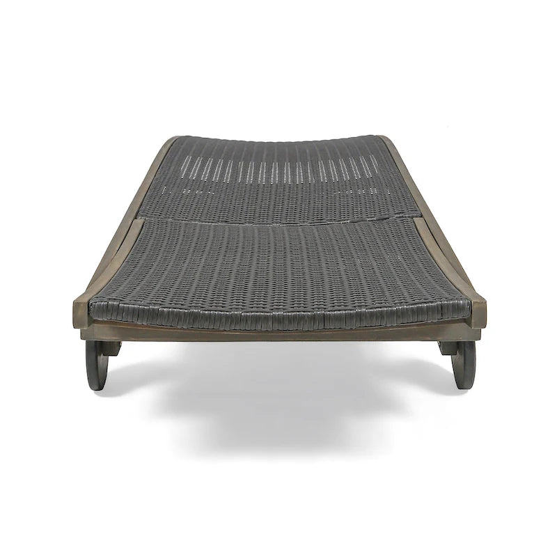 Chaise longue Banzai con vassoio estraibile