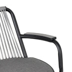 Christopher Knight Home - Sgabelli da bar Jordan moderni in corda di rattan intrecciata con schienale e braccioli, set da 2
