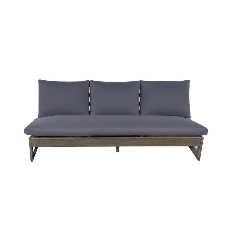 Christopher Knight Home - Sherwood Set Divano da Esterno in Acacia con Tavolino da Caffè