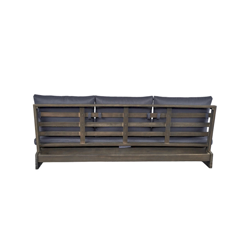 Christopher Knight Home - Sherwood Set Divano da Esterno in Acacia con Tavolino da Caffè