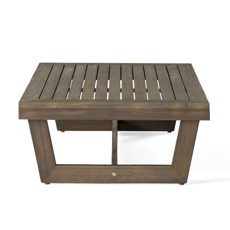 Christopher Knight Home - Sherwood Set Divano da Esterno in Acacia con Tavolino da Caffè