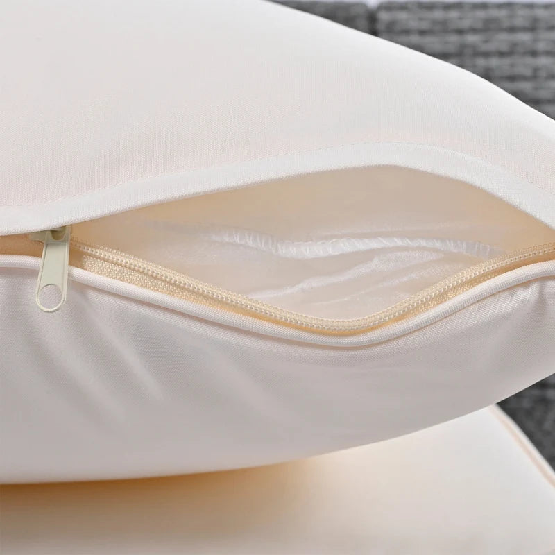 Set divano modulare da esterno a 6 pezzi in rattan con tavolino, combinazione libera