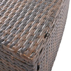 Set divano modulare da esterno a 6 pezzi in rattan con tavolino, combinazione libera