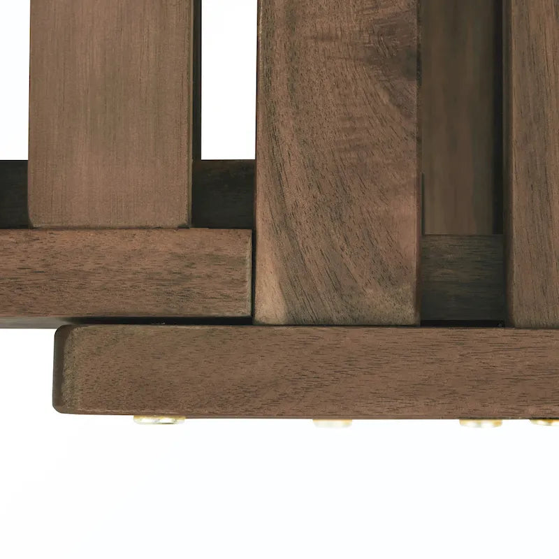 Lettino Divano da Esterno Regolabile in Legno