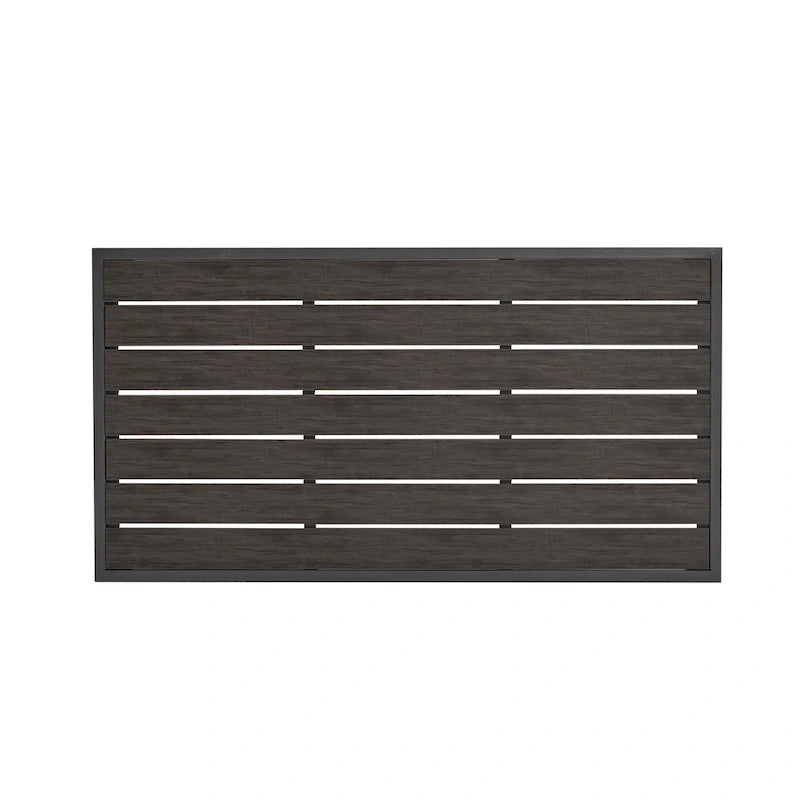 Roomfitters, Set di 4 divani da esterno in metallo con cuscini, mobili da salotto profondi per giardino o balcone, grigio