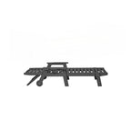 Set da 3 Poltrone Chaise Longue Oversize con Texture Legno