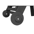 Set da 3 Poltrone Chaise Longue Oversize con Texture Legno