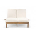 Doppia Chaise Longue da Esterno con Schienale Regolabile in 5 Posizioni, Chaise Longue da Esterno
