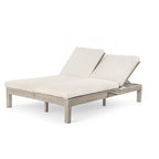 Doppia Chaise Longue da Esterno con Schienale Regolabile in 5 Posizioni, Chaise Longue da Esterno