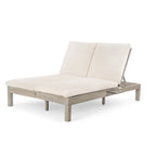 Doppia Chaise Longue da Esterno con Schienale Regolabile in 5 Posizioni, Chaise Longue da Esterno
