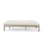 Doppia Chaise Longue da Esterno con Schienale Regolabile in 5 Posizioni, Chaise Longue da Esterno
