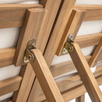 Doppia Chaise Longue da Esterno con Schienale Regolabile in 5 Posizioni, Chaise Longue da Esterno