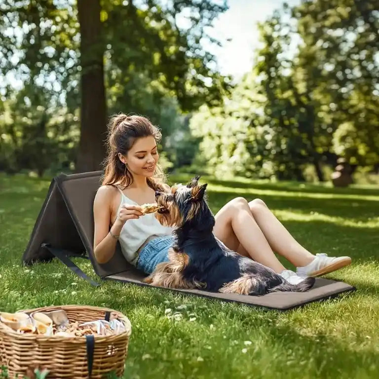 Sunjoy Set da 2 Sedie da Spiaggia Pieghevoli Leggere Portatili per Campeggio Viaggi
