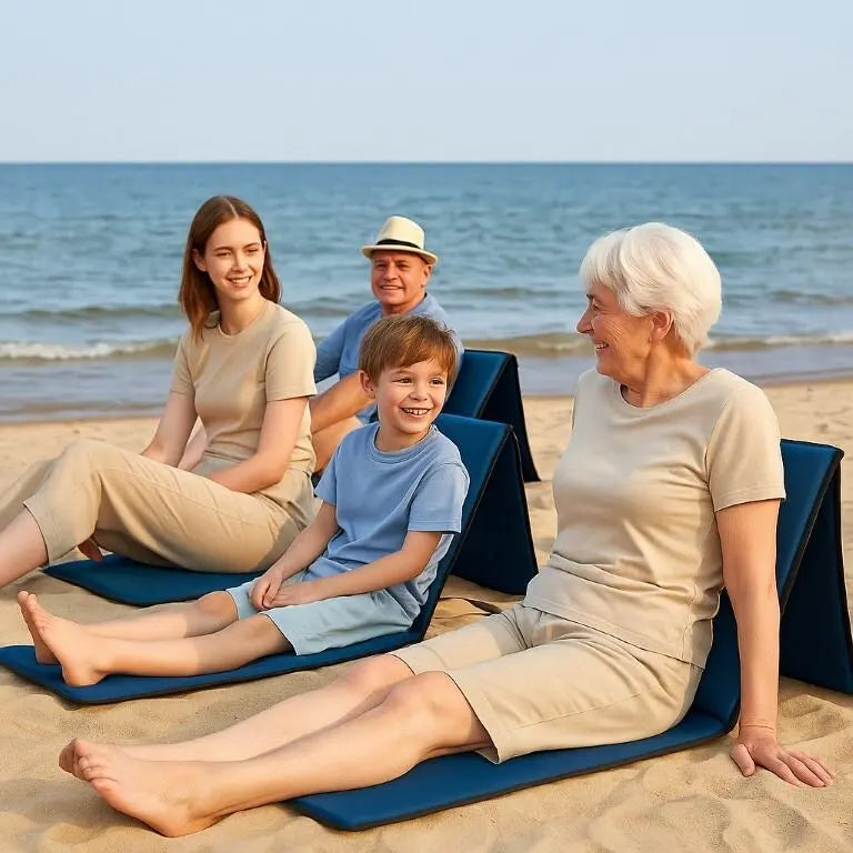 Sunjoy Set da 2 Sedie da Spiaggia Pieghevoli Leggere Portatili per Campeggio Viaggi