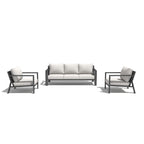 Set da 3 pz Rhodes con posti a sedere