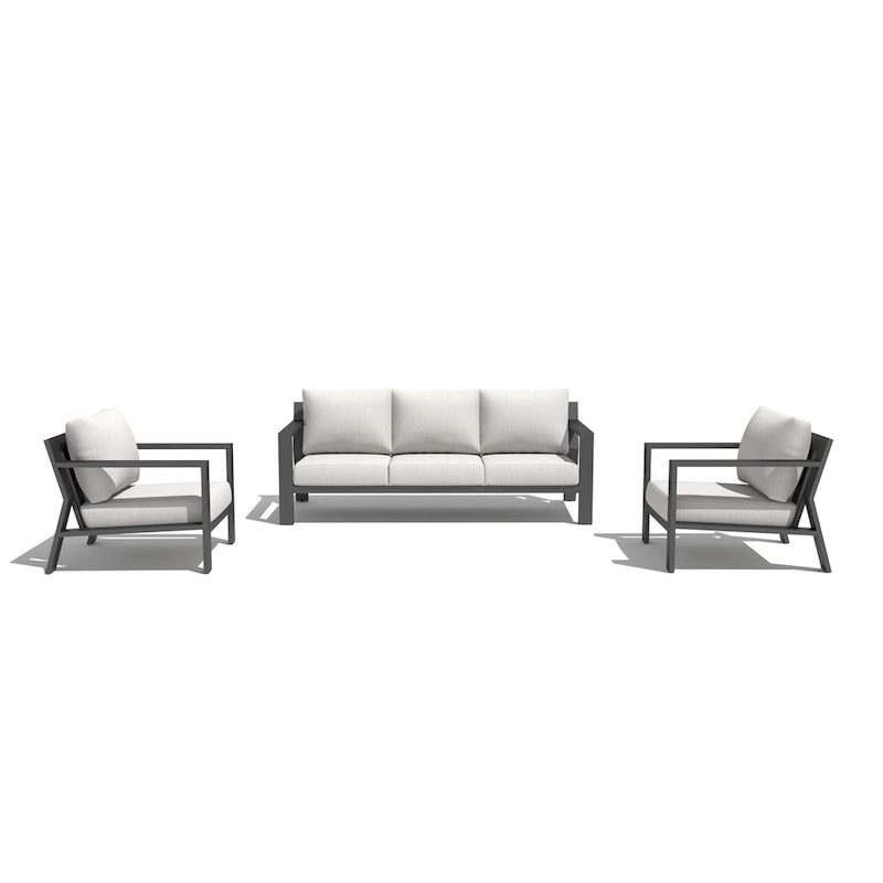 Set da 3 pz Rhodes con posti a sedere