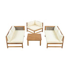 Christopher Knight Home - Set Divani Sezionali da Esterno con Cuscini Impermeabili - Salotto da Esterno di Lusso