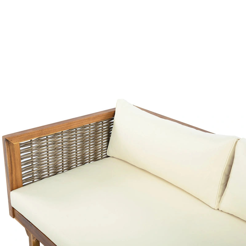 Christopher Knight Home - Set Divani Sezionali da Esterno con Cuscini Impermeabili - Salotto da Esterno di Lusso