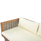 Christopher Knight Home - Set Divani Sezionali da Esterno con Cuscini Impermeabili - Salotto da Esterno di Lusso
