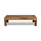 Set Divano Angolare da Esterno a 3 Pezzi, Set di Mobili da Conversazione in Legno di Acacia per Tutte le Stagioni con Pouf e Tavolino da Caffè
