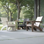 Kamas Outdoor Patio Modern Adirondack Chair