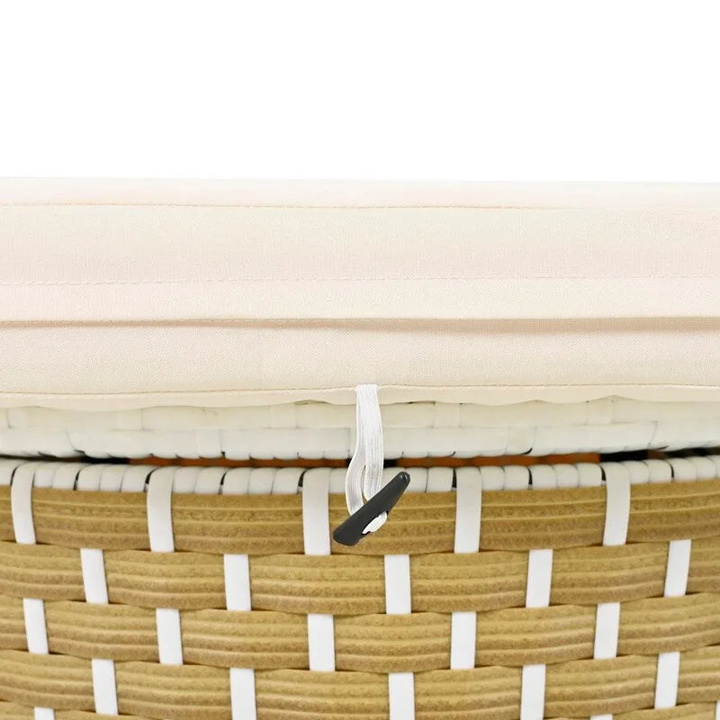 Set Divano Sezionale Rotondo da Esterno Divano Letto in Rattan Bicolore con Baldacchino Retrattile e Sedute Modulari