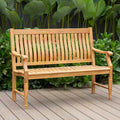 Banc d'extérieur en bois de teck Ventura de Cambridge Casual