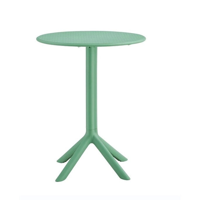 Set bistrot da esterno 3 pezzi, 2 sedie impilabili e 1 tavolo, materiale in resina resistente per balcone, patio, giardino