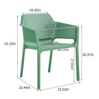 Set bistrot da esterno 3 pezzi, 2 sedie impilabili e 1 tavolo, materiale in resina resistente per balcone, patio, giardino