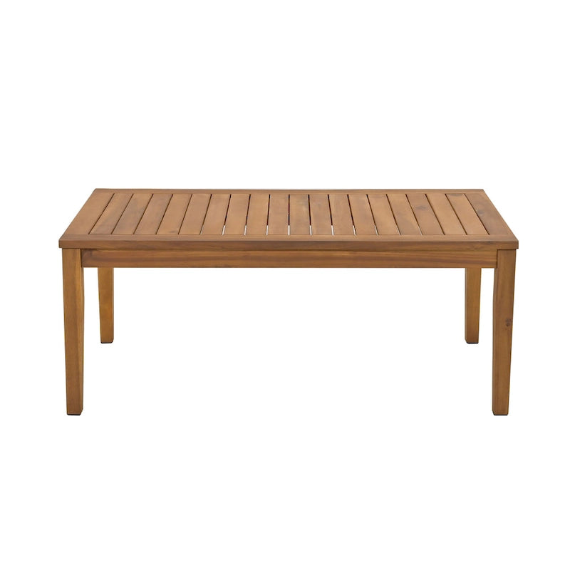 Set da salotto da esterno 4 pezzi con divanetto, 2 poltrone e tavolino