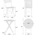 Set di tavolo e sedie da esterno per balcone o piscina di appartamenti