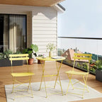 Set di tavolo e sedie da esterno per balcone o piscina di appartamenti