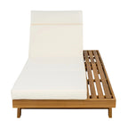 Christopher Knight Home - Lot de 4 chaises longues réglables d'extérieur Harrison en acacia