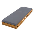 Christopher Knight Home - Set di Chaise Longue da Esterno in Acacia Johnson