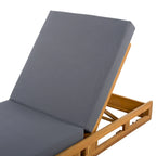 Christopher Knight Home - Set di Chaise Longue da Esterno in Acacia Johnson